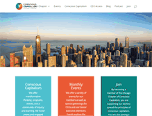 Tablet Screenshot of consciouscapitalismchicago.org